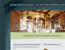 Tablet Screenshot of knottyholewoodworks.com